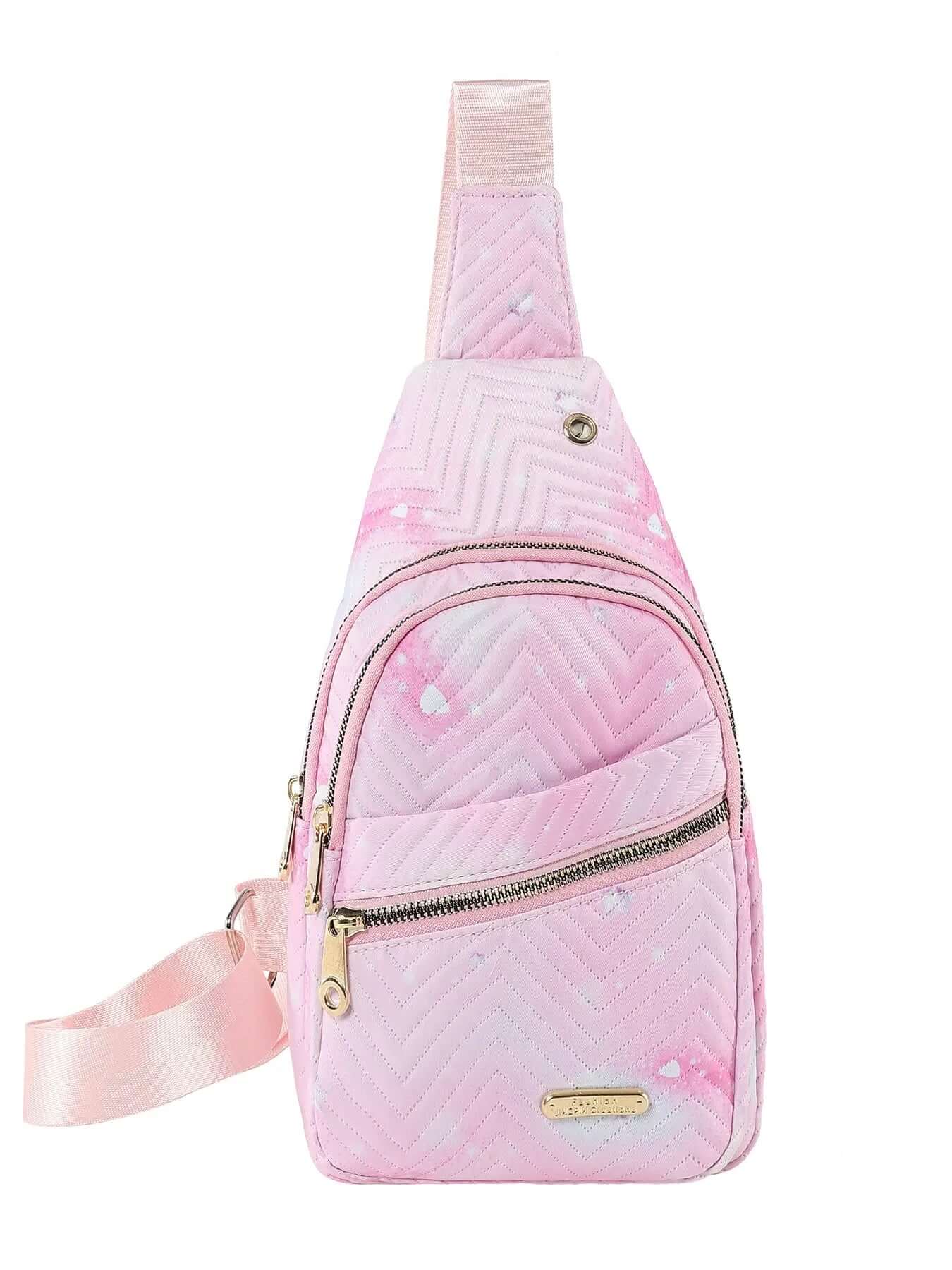 Lightweight Crossbody Sling Bag - Adjustable Strap, Zip Closure, Perfect For Travel, Sports & Hiking