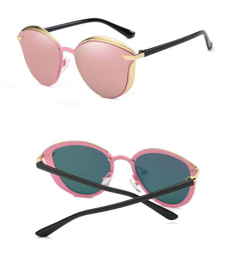 Gafas de sol retro de moda polarizadas para mujer