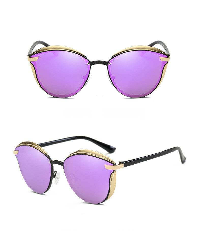 Gafas de sol retro de moda polarizadas para mujer